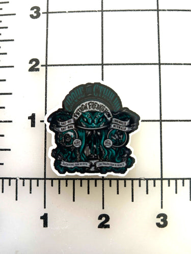 H. P. Lovecraft Cthulhu Scary Stories and Legends Flat Back Printed Resin