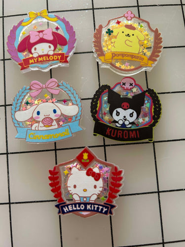 NEW Sanrio Friends Shaker Box Printed Resin