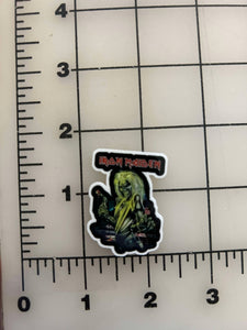NEW "Iron Maiden" Rock / Metal Band flatback Printed Resin