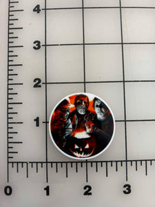 NEW Horror Icons flatback Printed Resin