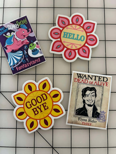 Custom Printed 3X3 gloss Stickers