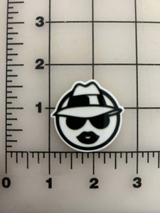 NEW Female Lowrider Magazine Logo flatback Printed Resin