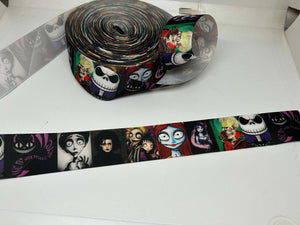 NEW 5 yards 1.5" inch wide Tim Burton Movies Grosgrain Ribbon