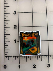 "Halloweentown" flatback Printed Resin
