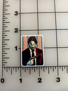 NEW "John Wick" flatback Printed Resin
