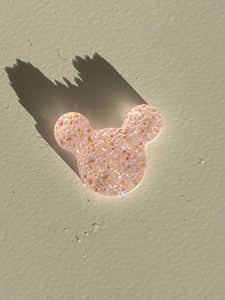 NEW Pastel Sparkle Mini flatback Mickey Resins