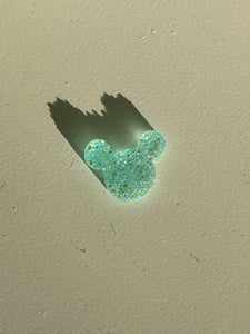 NEW Pastel Sparkle Mini flatback Mickey Resins
