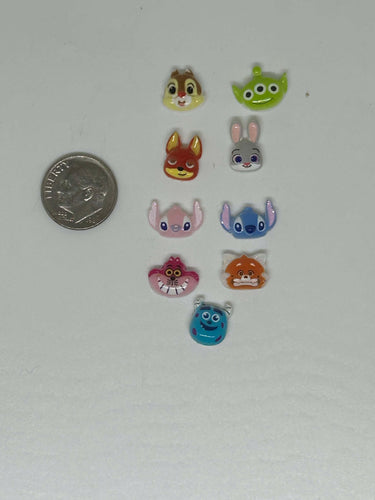 NEW Mini 3-D Disney Character Resins