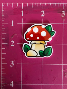 NEW Cute Mushroom Flat back Printed Resin