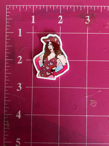 NEW Chappell Roan flatback Printed Resin (Pink Pony Club)