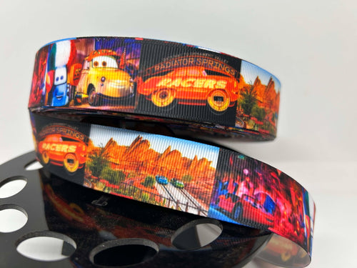 1 yard 1 inch CarsLand Grosgrain Ribbon