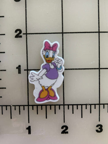 New Daisy Duck Flat back Printed Resin
