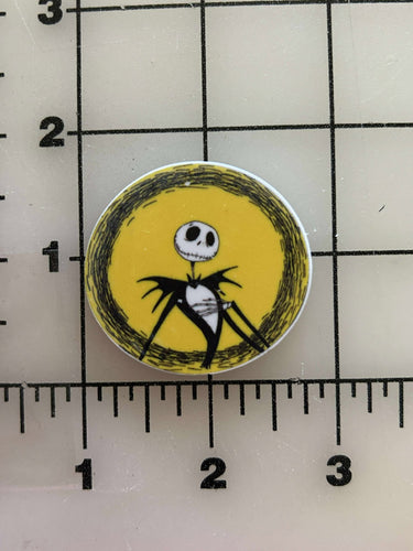 NEW Jack Skellington Nightmare before Christmas Flat back Printed Resin