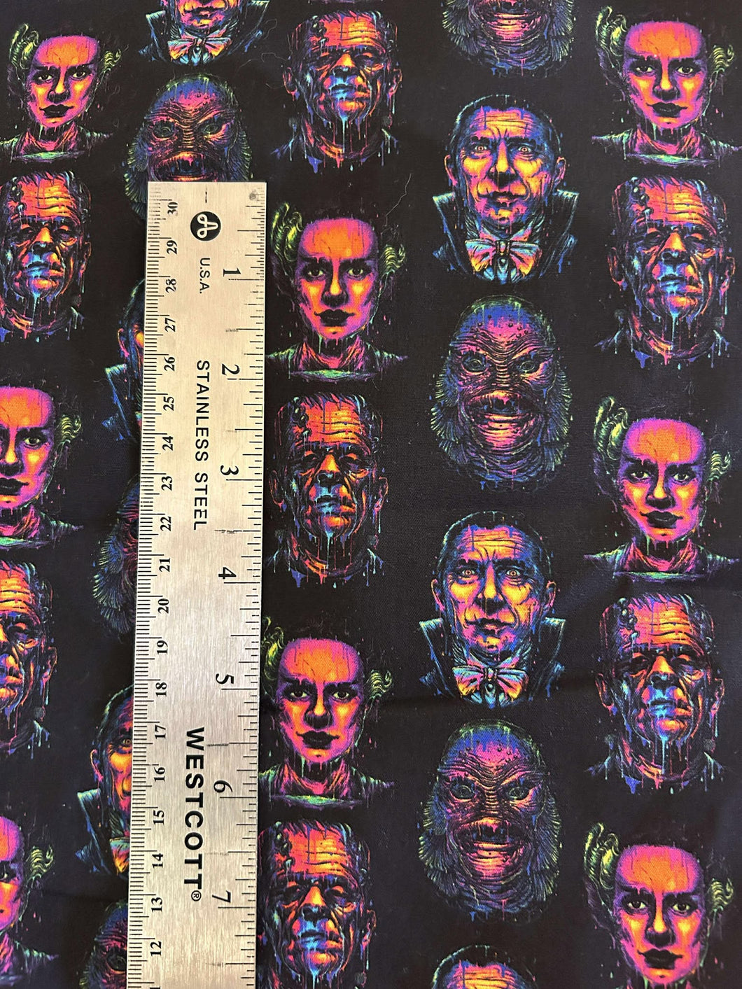 New 100% Cotton Dripping with Fear Custom Fabric