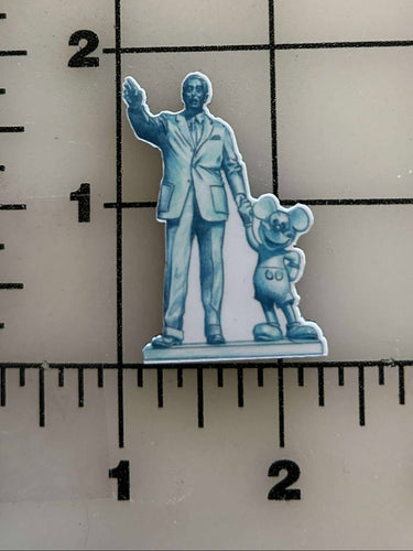 NEW Partners Statue Flatback Printed Resin