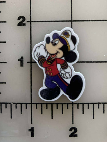 NEW Disney Cruise Line Captain Mickey back Printed Resin