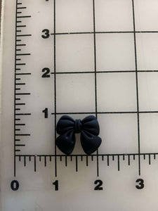New 3D Black Bows, Hearts and Skull Bow Resins