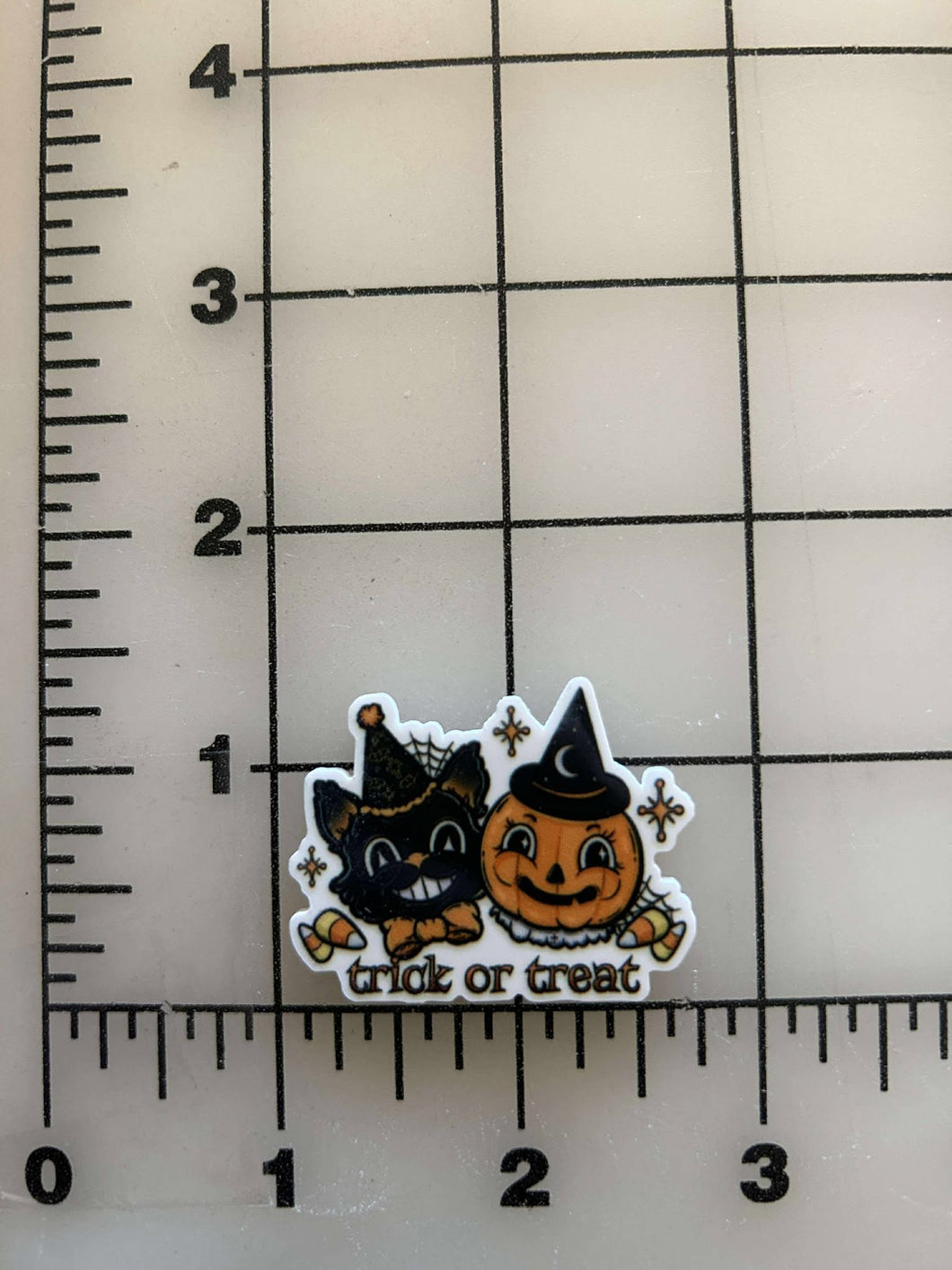 NEW Vintage Halloween Flatback Printed Resin