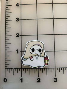 NEW Cute Plague Doctor Nurse  Flat Back Printed Resin