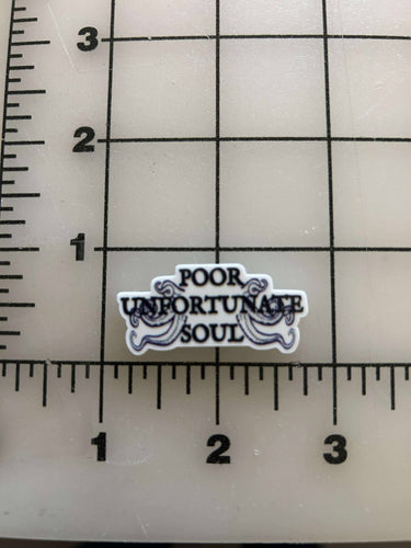 NEW Ursule The Little Mermaid flatback Printed Resin