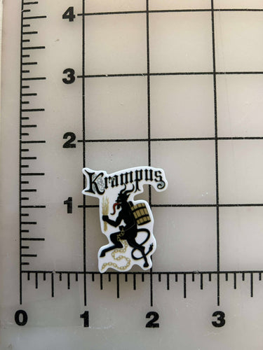 NEW Krampus Flatback Printed Resin