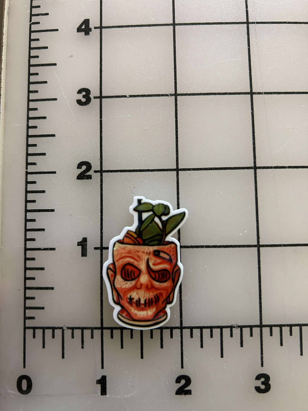 NEW Trader Sam's Tiki Bar Zombie Tiki Mug Flat back Printed Resin