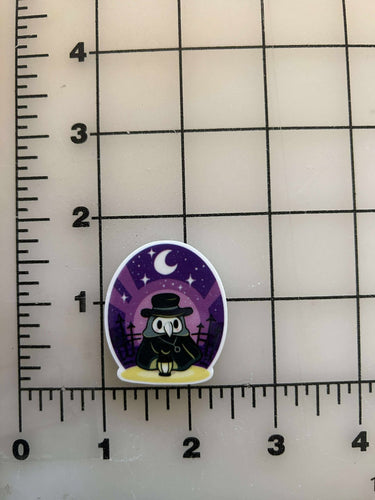 NEW Cute Plague Doctor Visit Flat Back Printed Resin