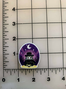 NEW Cute Plague Doctor Visit Flat Back Printed Resin