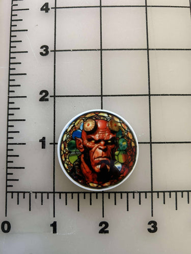 NEW Hellboy  Action/Horror Flatback Printed Resin