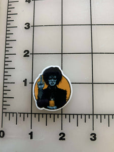 NEW Hocus Pocus Billy Butcherson Flat Back Printed Resin