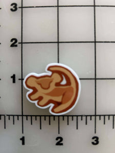 New "Lion King" Flat back Printed Resin