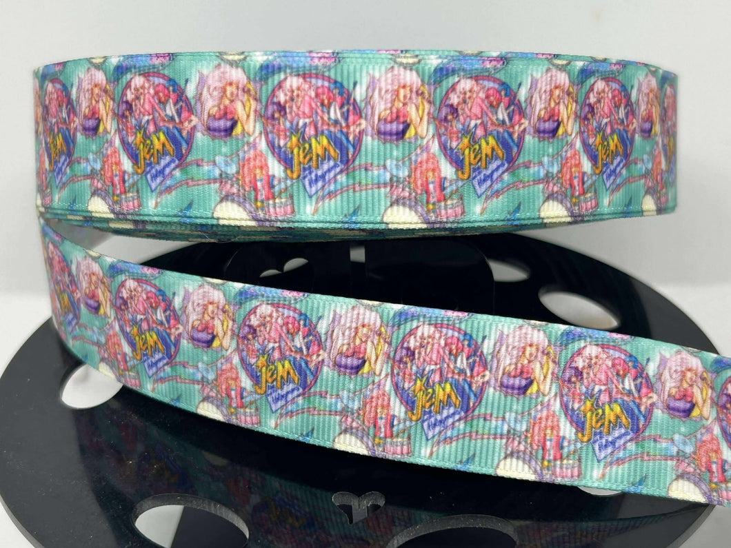 NEW 1 yard 1 inch 80's kid Vintage Retro Cartoon 