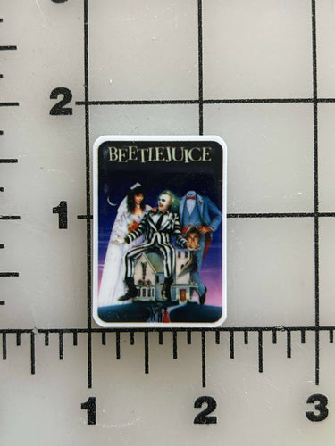 New Beetlejuice Funny Horror Movies Flatback Printed Resin