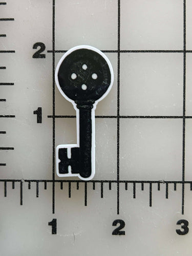 NEW Coraline Button Key Flat Back Printed Resin
