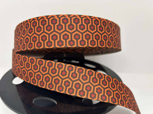 New 1 yard 1 inch "The Shining" Carpet Grosgrain Ribbon - Horror Movie