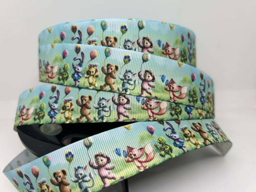 NEW 1 Yard 1 yard Duffy and Friends with LinaBell Grosgrain Ribbon