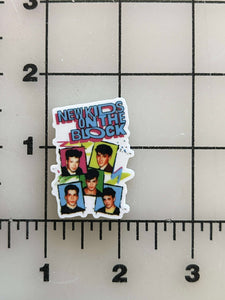 NEW "New kids on the Block" Boy Band flatback Printed Resin