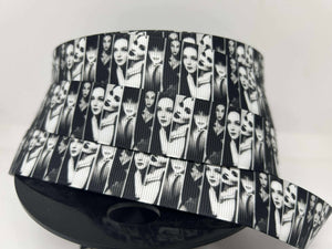 New 1 yard 1 inch Ladies of Horror Grosgrain Ribbon