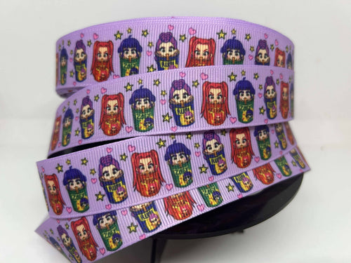 NEW 1 yard 1 inch K-Pop Demon Hunters Huntr/x Ramen Grosgrain Ribbon