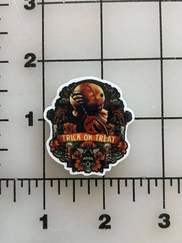 NEW Sam Trick o' Treat Flat Back Printed Resin