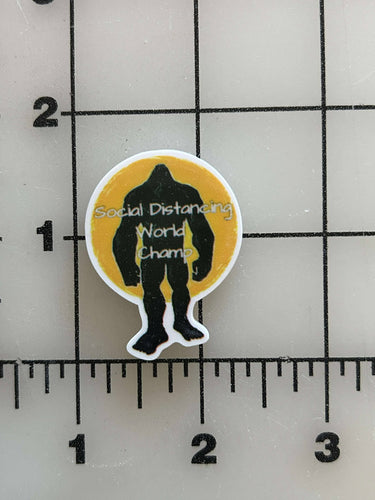 New Cryptid Bigfoot Scary Stories and Legends Flat Back Printed Resin