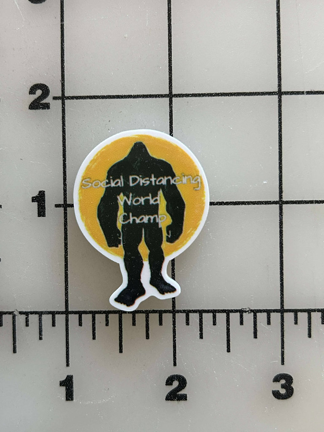 New Cryptid Bigfoot Scary Stories and Legends Flat Back Printed Resin