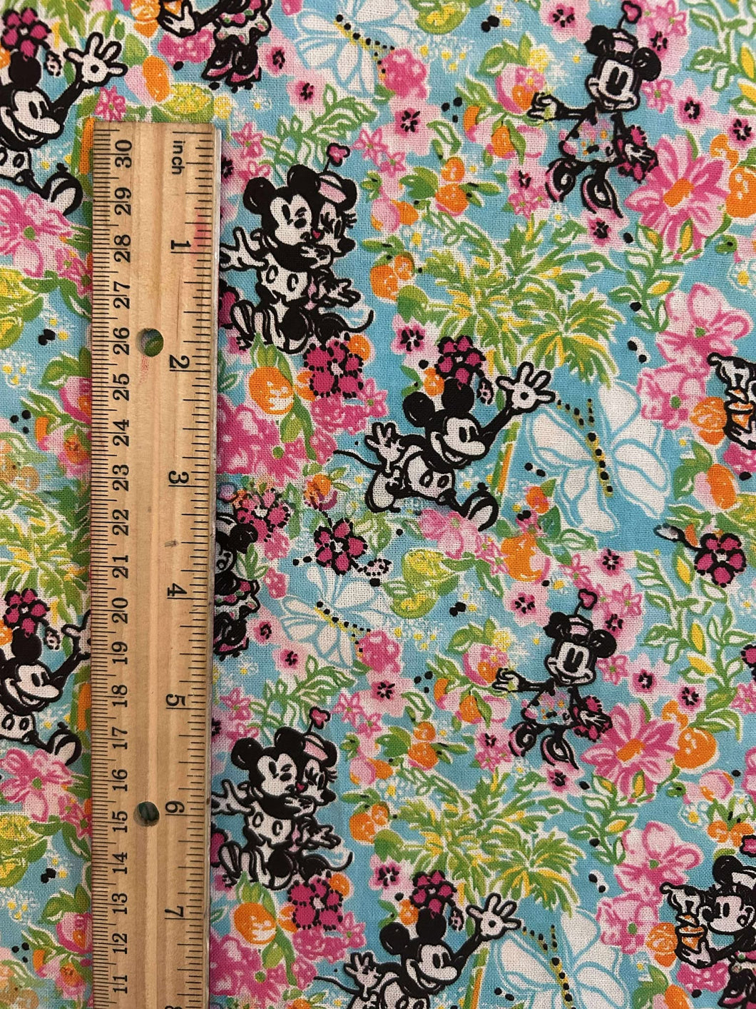 NEW 100% Cotton Lilly Loves Disney Custom Print Fabric (In-Stock)