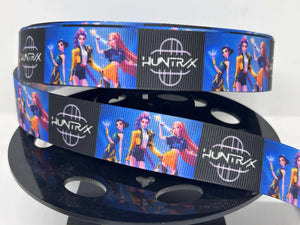 NEW 1 yard 1 inch K-Pop Demon Hunters Huntr/x  Grosgrain Ribbon