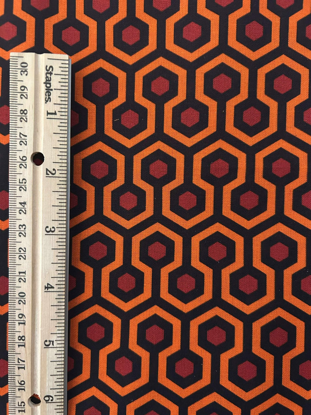 NEW 100% Cotton The Shining Carpet Horror Halloween Custom Print Fabric (In-Stock)