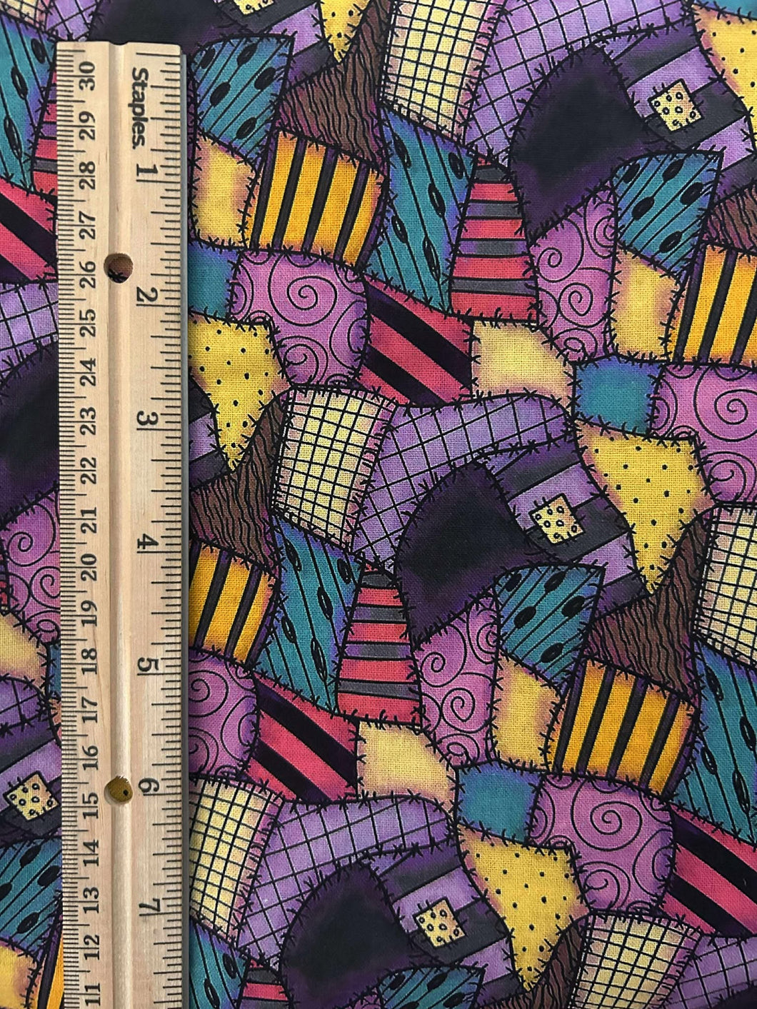 NEW 100% Cotton Nightmare Before Christmas Sallys Dress Custom Print Fabric (In-Stock)