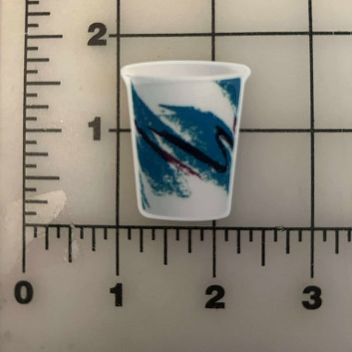 New McDonalds Water Cup Flat back Printed Resin