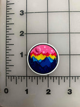 "Pride Scapes" Landscapes in Pride Flag Colors Flat back Printed Resin
