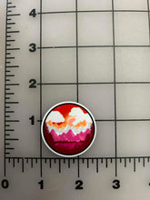 "Pride Scapes" Landscapes in Pride Flag Colors Flat back Printed Resin