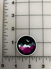 "Pride Scapes" Landscapes in Pride Flag Colors Flat back Printed Resin